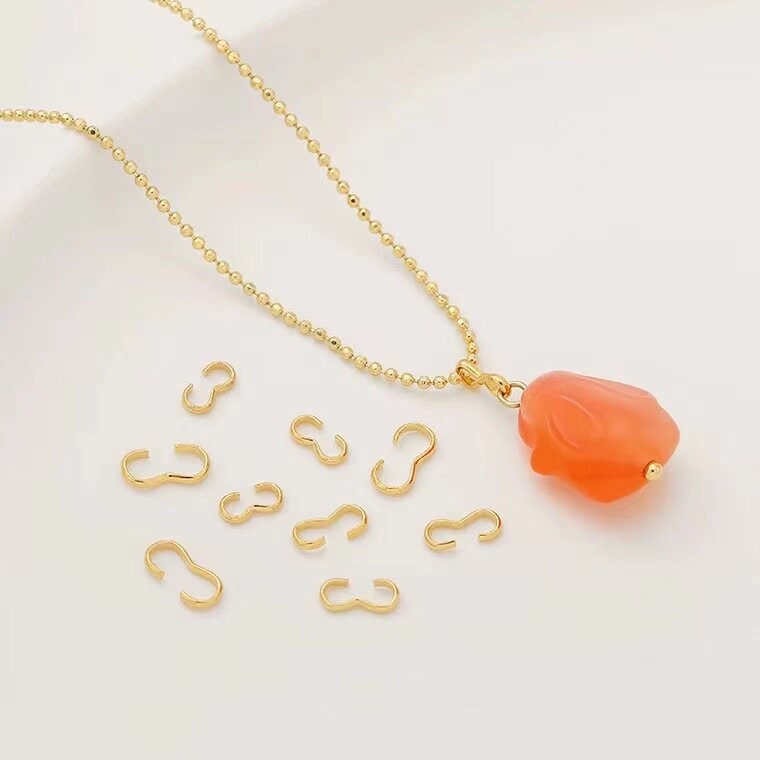 20pcs Gold 3 Shape Connector Links, Diy Chain Components,Jewelry Making, Diy Material, Jewelry Supplies (GB-1881)