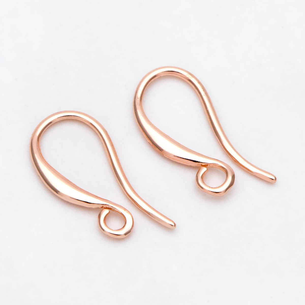10pcs Gold/ Silver/ Rose Gold Ear Hooks, Ear Wires, French Hook Earrings, Earrings Findings (GB-3040-B)