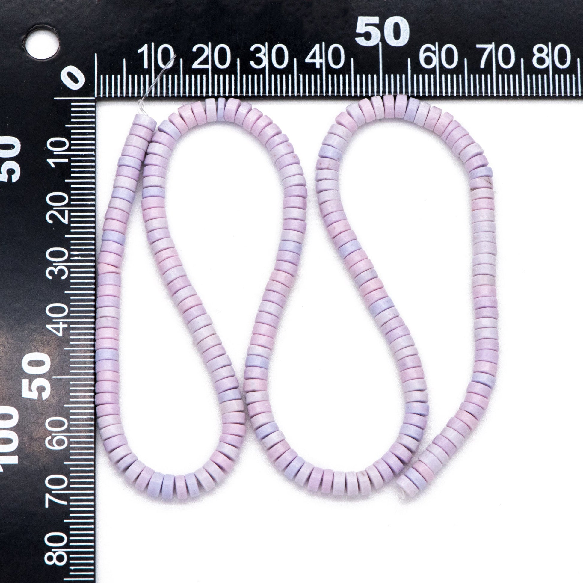 4x2mm Synthetic Turquoise Gemstone Beads, Heishi Tube Loose Beads, Flat Round Beads, 15"Strd (TR-024)