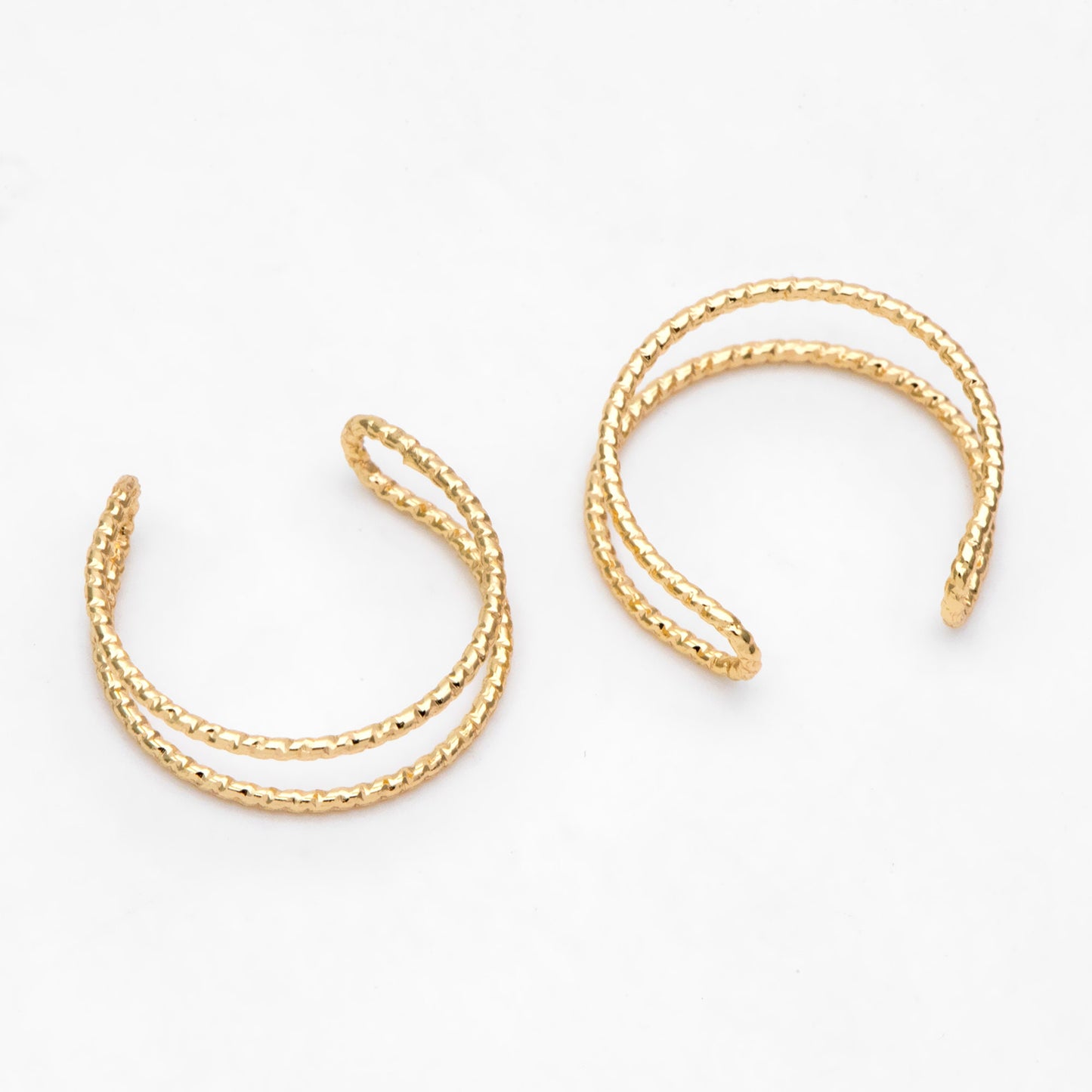 4pcs Double Band Gold/ Silver Ring, Adjustable Ring, Minimalist Ring, Stacking Ring, Wire Open Ring (#GB-3079)