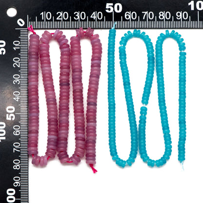 Jade Color Rondelle Beads, Spacer Beads,Heishi Beads, 2*4mm,2*6mm, 15 inches one strand (GM-039)