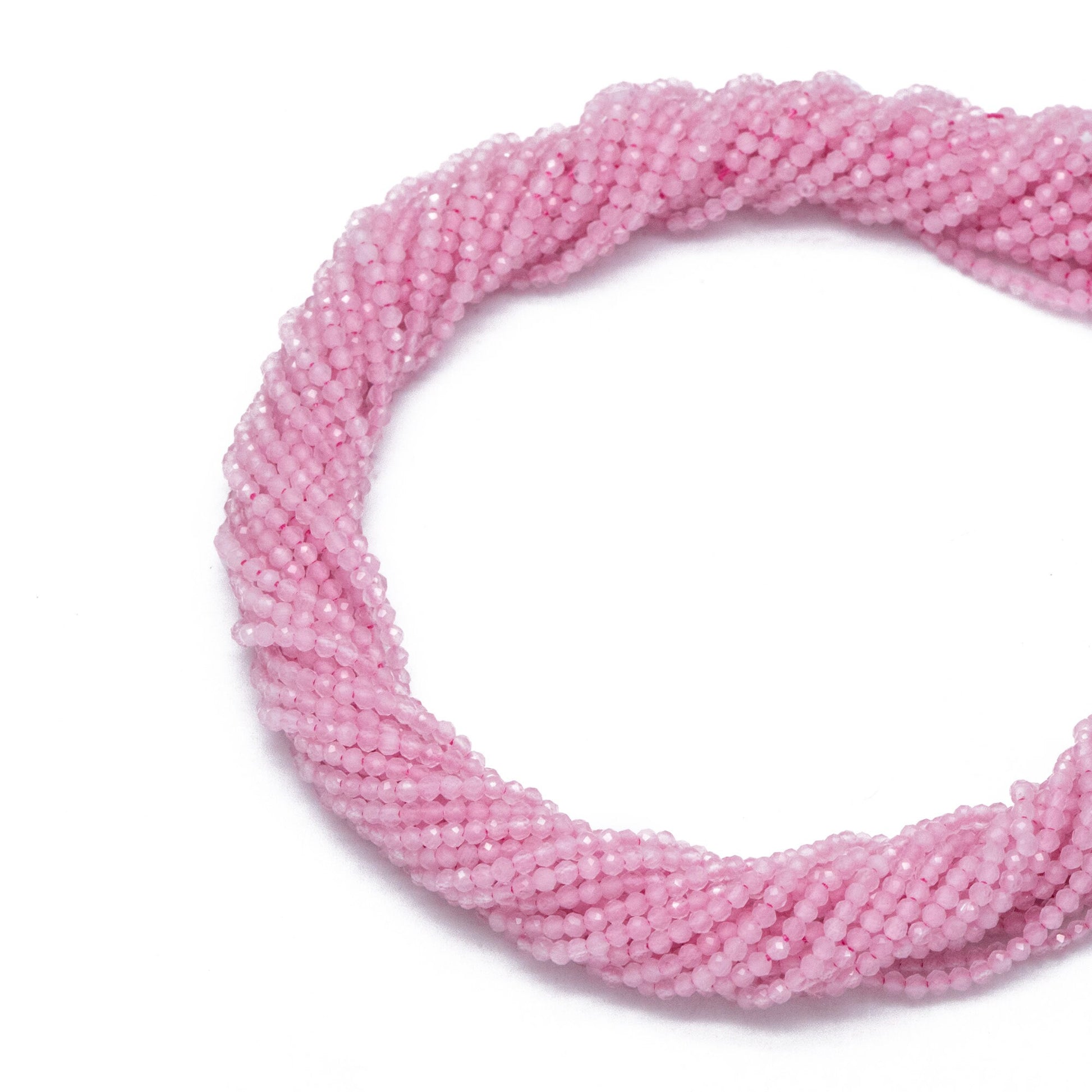 2mm-2.5mm faceted Colorful Micro Cat Eye Glass Beads, Small Faced beads, Bracelet Necklace DIY, Full 15 Inch Strands (TR-012)