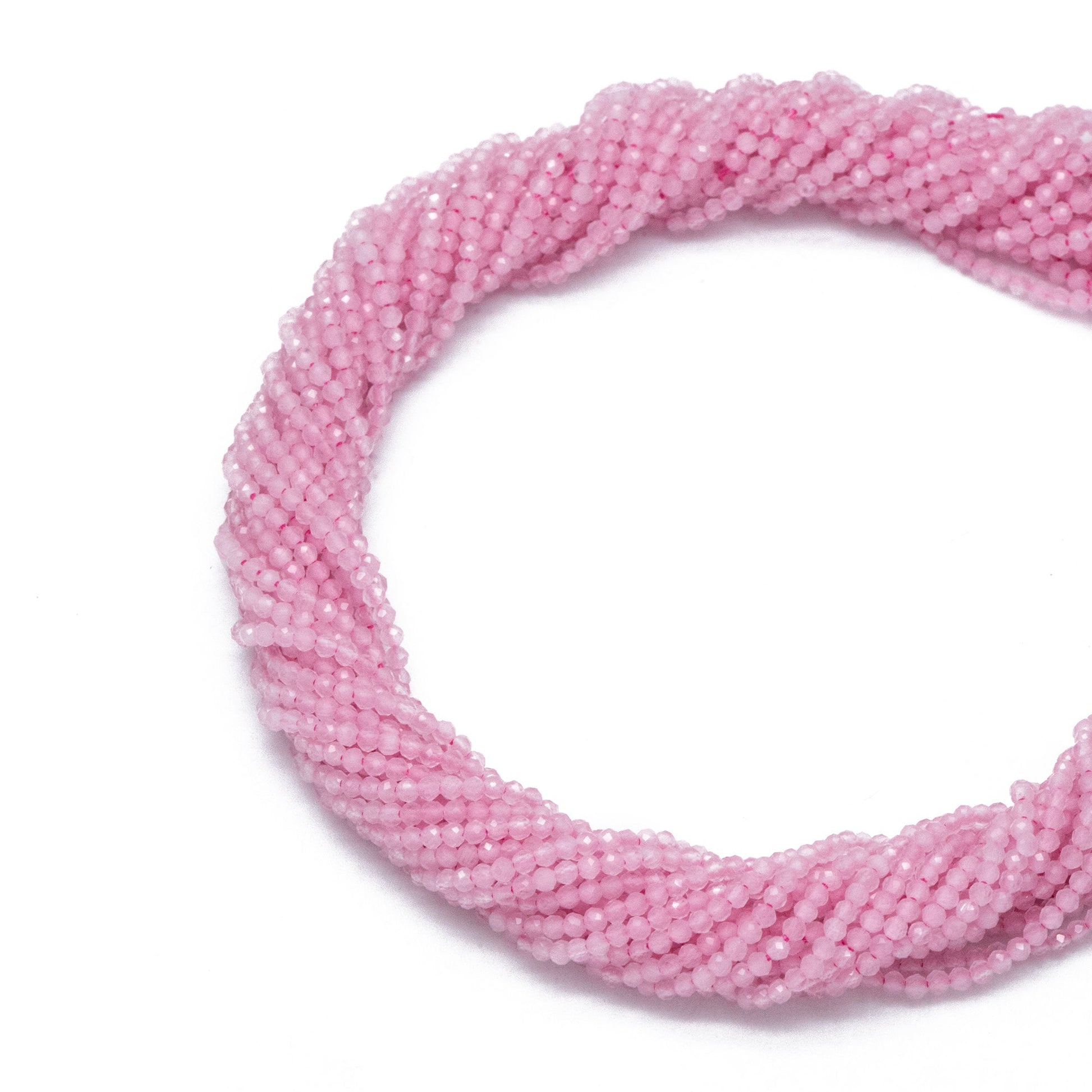 2mm-2.5mm faceted Colorful Micro Cat Eye Glass Beads, Small Faced beads, Bracelet Necklace DIY, Full 15 Inch Strands (TR-012)