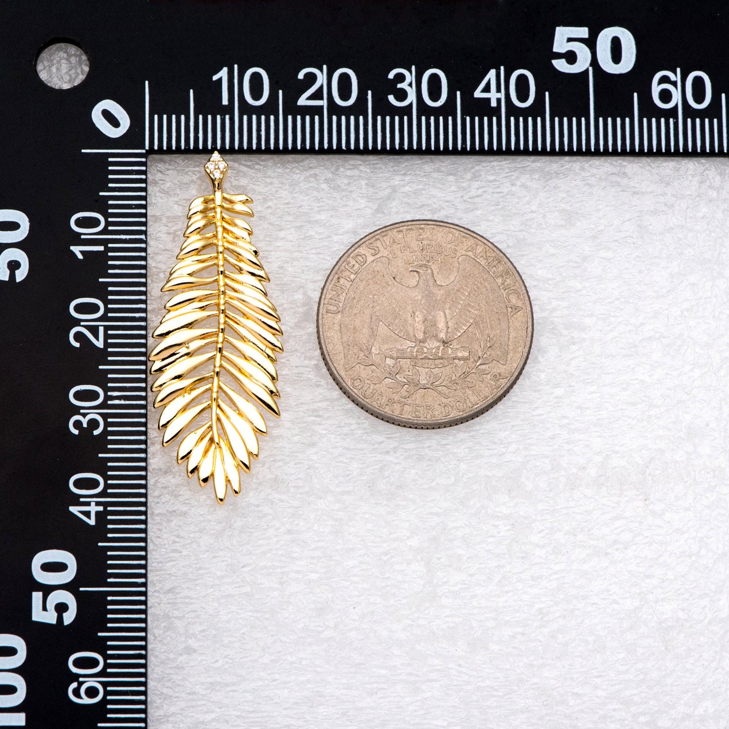 4pcs CZ pave Gold Leaf Ear Posts, Dainty Feather Earrings, Jewelry Making, Diy Material, Jewelry Supplies (GB-3172)
