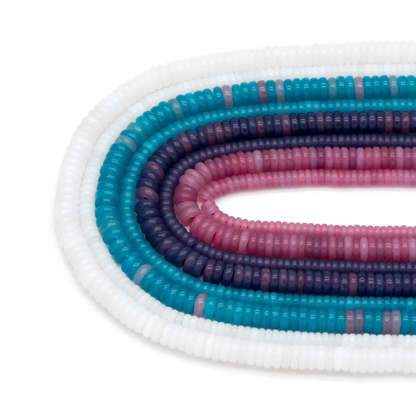 Jade Color Rondelle Beads, Spacer Beads,Heishi Beads, 2*4mm,2*6mm, 15 inches one strand (GM-039)