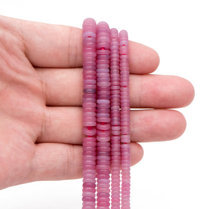 Jade Color Rondelle Beads, Spacer Beads,Heishi Beads, 2*4mm,2*6mm, 15 inches one strand (GM-039)