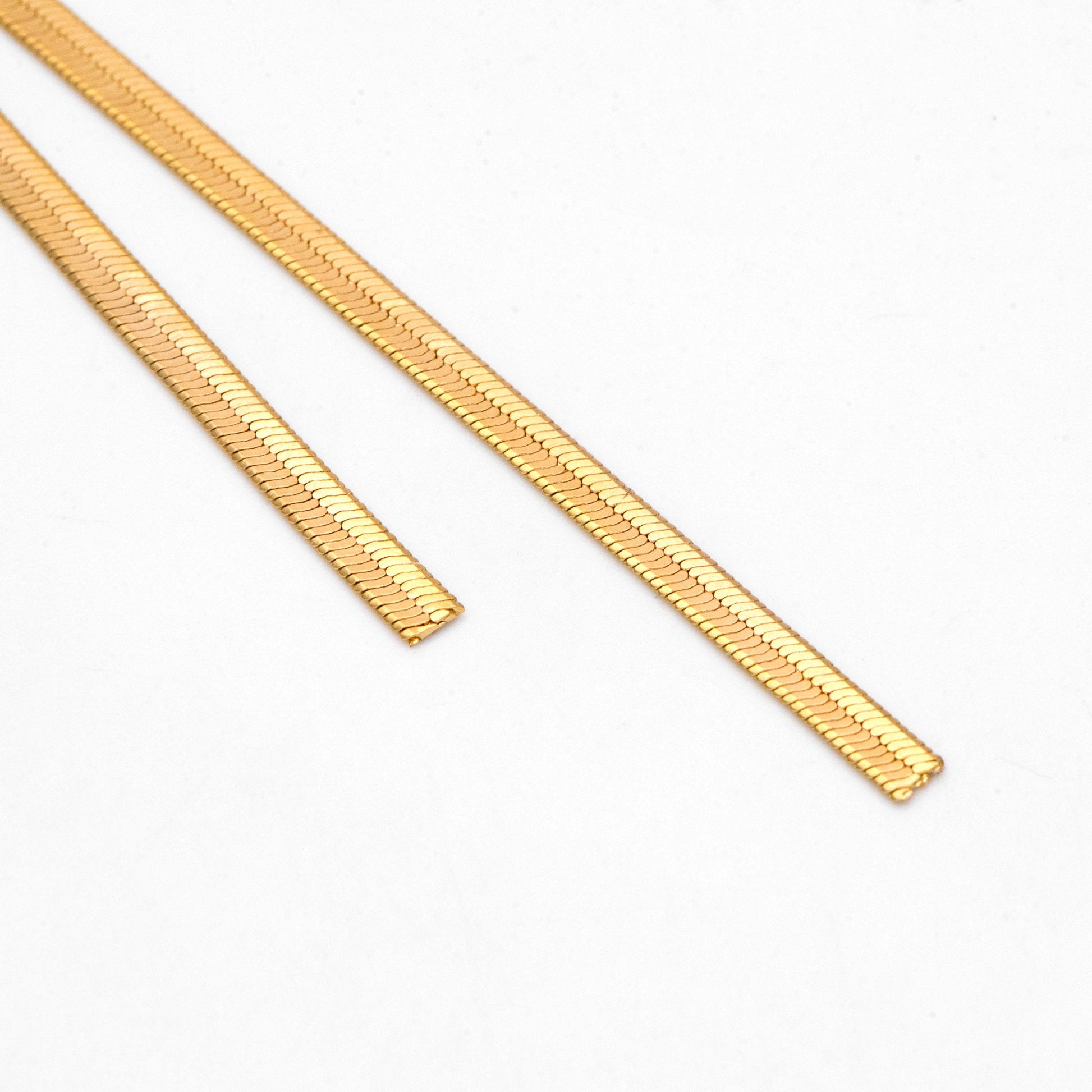 4pcs Gold Earring Charms 10cm, Gold plated Brass Chain Tassel Pendants, Earring Charm Pendants (GB-3523-C)