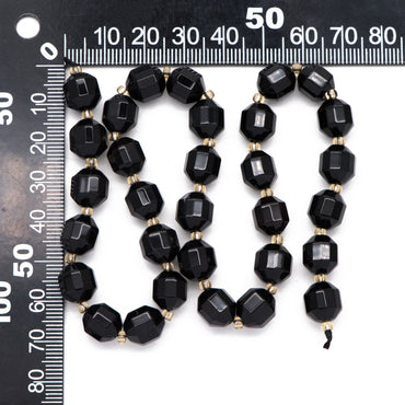 9x10mm Natural Agate Stone Faceted Beads, Agate Beads, Faceted Energy Prism Cut Gemstone Beads, Full 14 inch strands (TR-043)