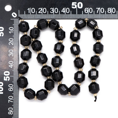 9x10mm Natural Agate Stone Faceted Beads, Agate Beads, Faceted Energy Prism Cut Gemstone Beads, Full 14 inch strands (TR-043)