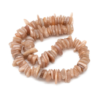 Natural Sunstone Pebble Nugget Beads, Smooth Oval Stone Beads 10-18mm, Wholesale Gemstone Beads (TR-056-2)/ Full strand