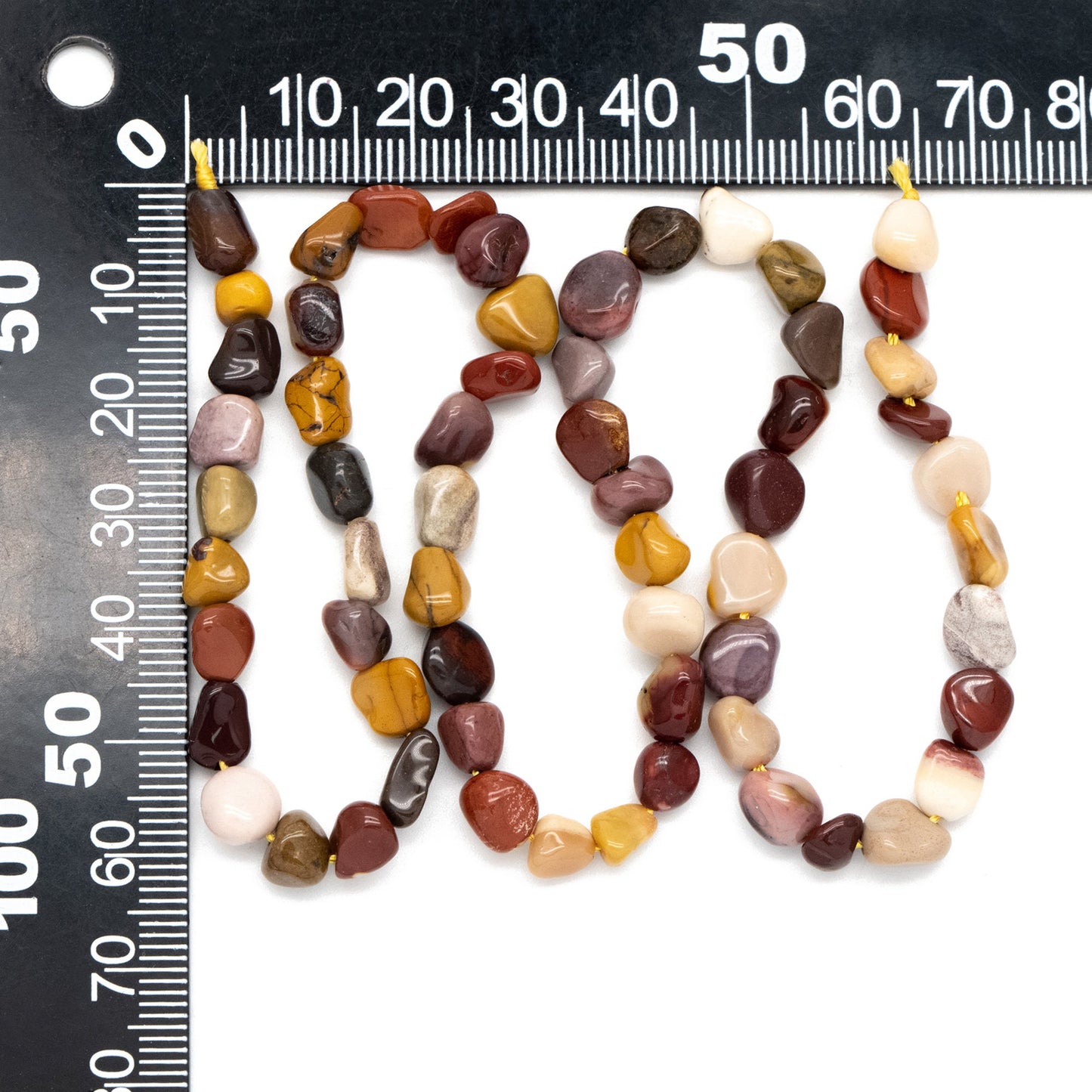 Natural Gemstone Pebble Nugget Beads, Smooth Oval Quartz Stone Beads 6-8mm, Wholesale Gemstone Beads (TR-061)/ Full strand