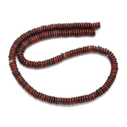 Natural heishi gemstone beads, 6x2mm, 15.5"Strd Beads, DIY Making Supplies (TR-070)