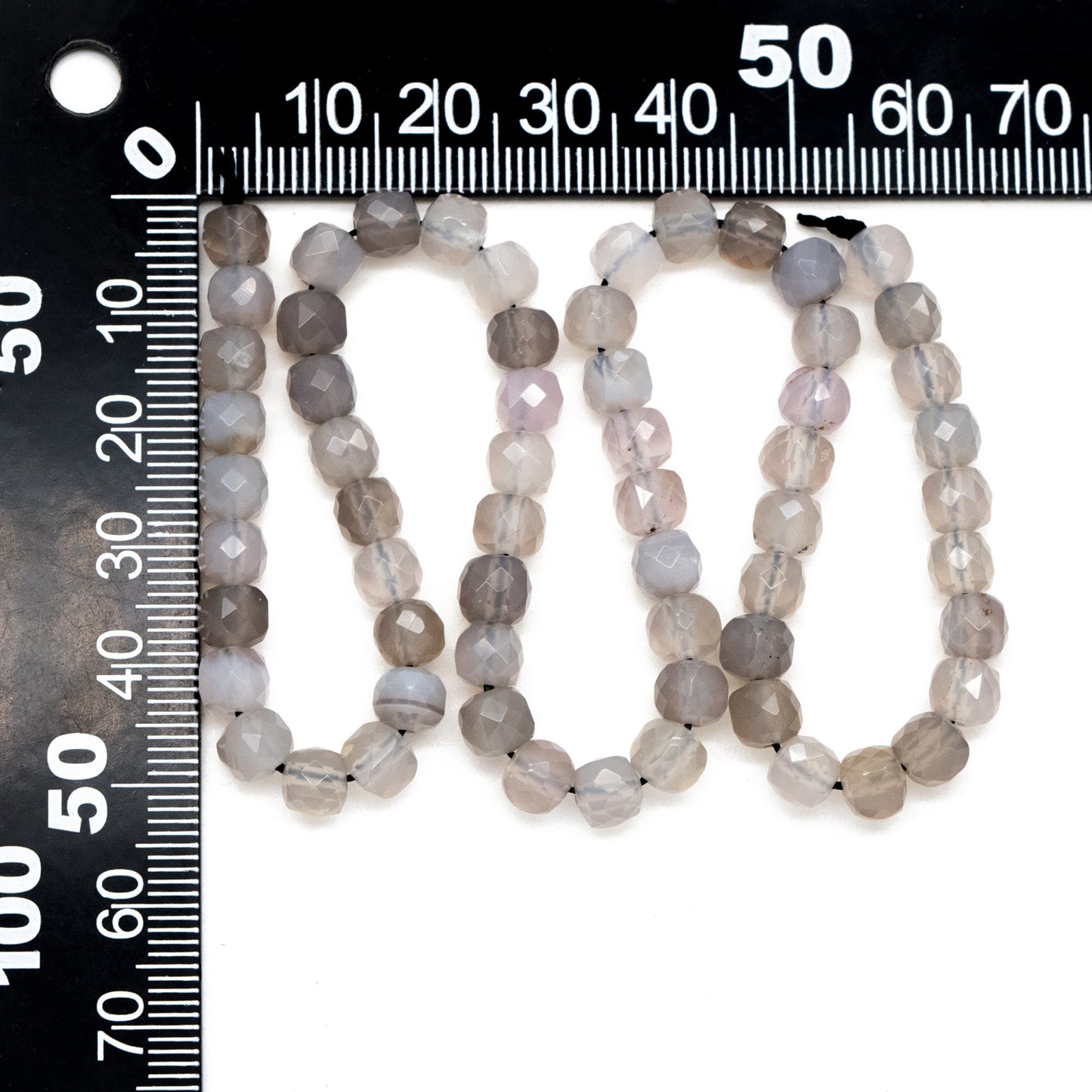 6mm Faceted Cube Quartz Beads, Gemstone Beads, Full 15 inch strands (TR-041)