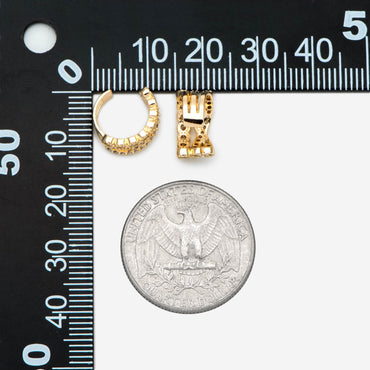 4pcs CZ Pave Gold/ Silver/ Rose Gold Ear Cuff, Cartilage, Dainty Earcuff Earring (GB-2657)