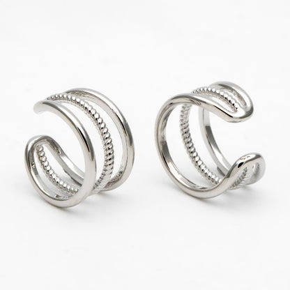 10pcs Gold/ Silver/ Rose Gold Ear Cuff, Cartilage Ear Cuff, Gold Plated Ear Cuff, Cartilage Earrings (GB-2121-B)