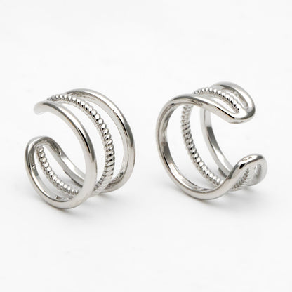 10pcs Gold/ Silver/ Rose Gold Ear Cuff, Cartilage Ear Cuff, Gold Plated Ear Cuff, Cartilage Earrings (GB-2789)