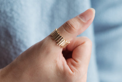 4pcs Gold Finger Ring, Everyday Ring, Modern Style Ring, Fashion Rings, Dainty Rings (#JZ-029-D)