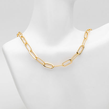 Gold/ Rhodium plated Brass Chains, Oval Link Chain 5.5mm, Wholesale Chain, Jewelry Supply (#LK-409)/ 1 Meter=3.3 ft