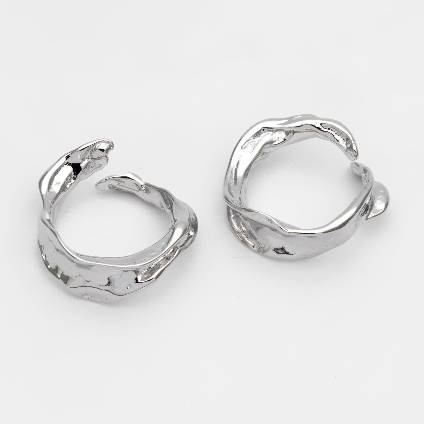 4pcs Gold/ Silver Irregular Finger Ring, Everyday Ring, Modern Style Ring, Fashion Rings (#GB-2813)