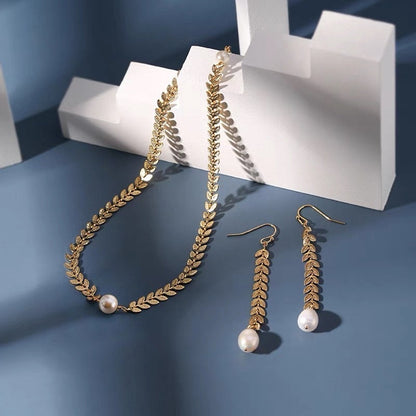 Gold/ Silver plated Brass Leaf Chain, 6.3mm Designer Herringbone Chain (#LK-153)/ 1 Meter=3.3ft