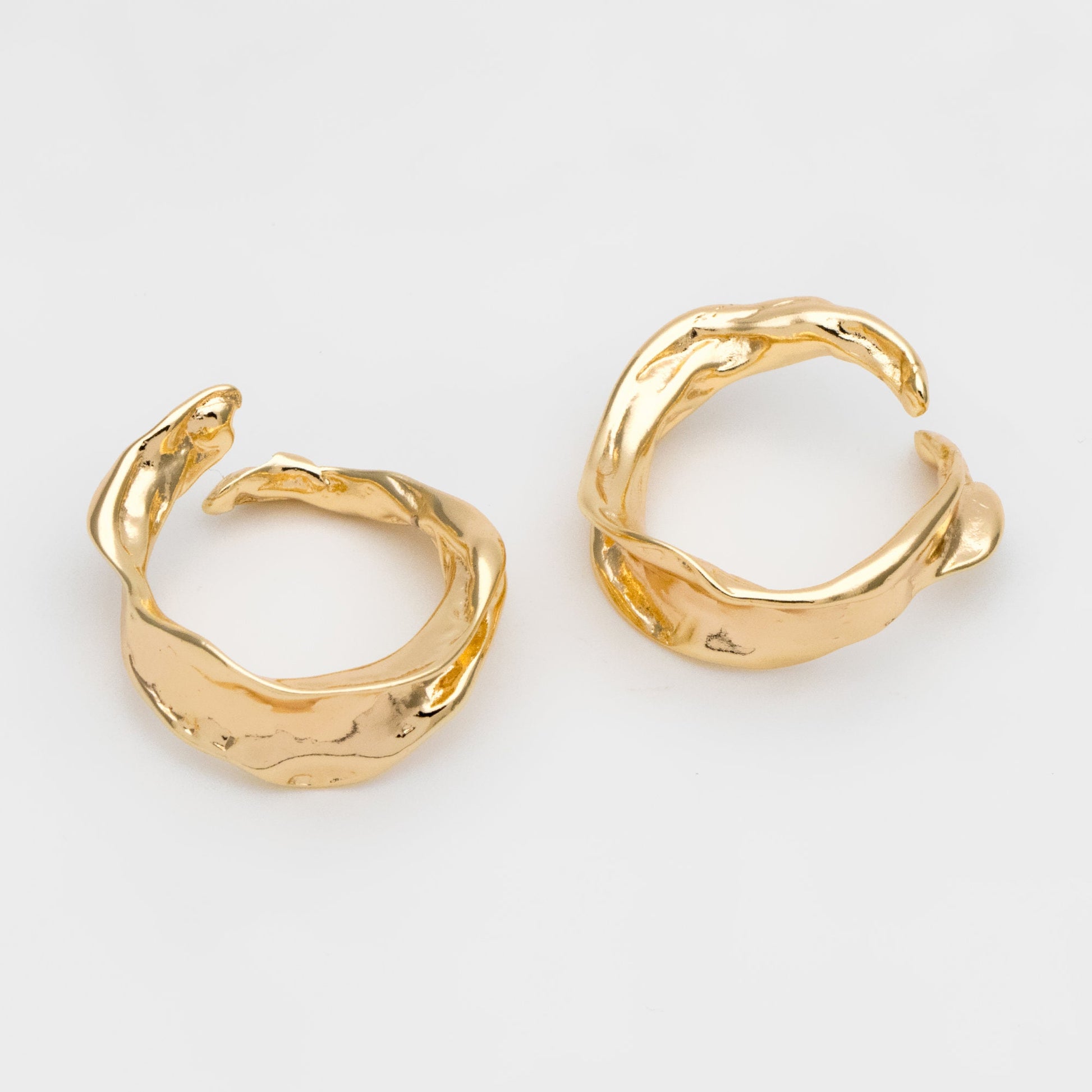 4pcs Gold/ Silver Irregular Finger Ring, Everyday Ring, Modern Style Ring, Fashion Rings (#GB-2813)