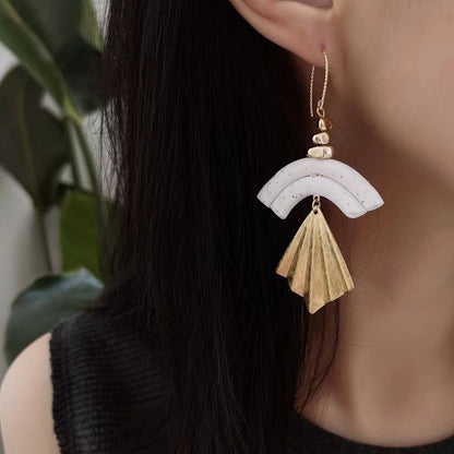 10pcs Gold Rhombus Charm 35x27mm, Gold plated Ribbed Geometric Pendants (GB-3817-L)