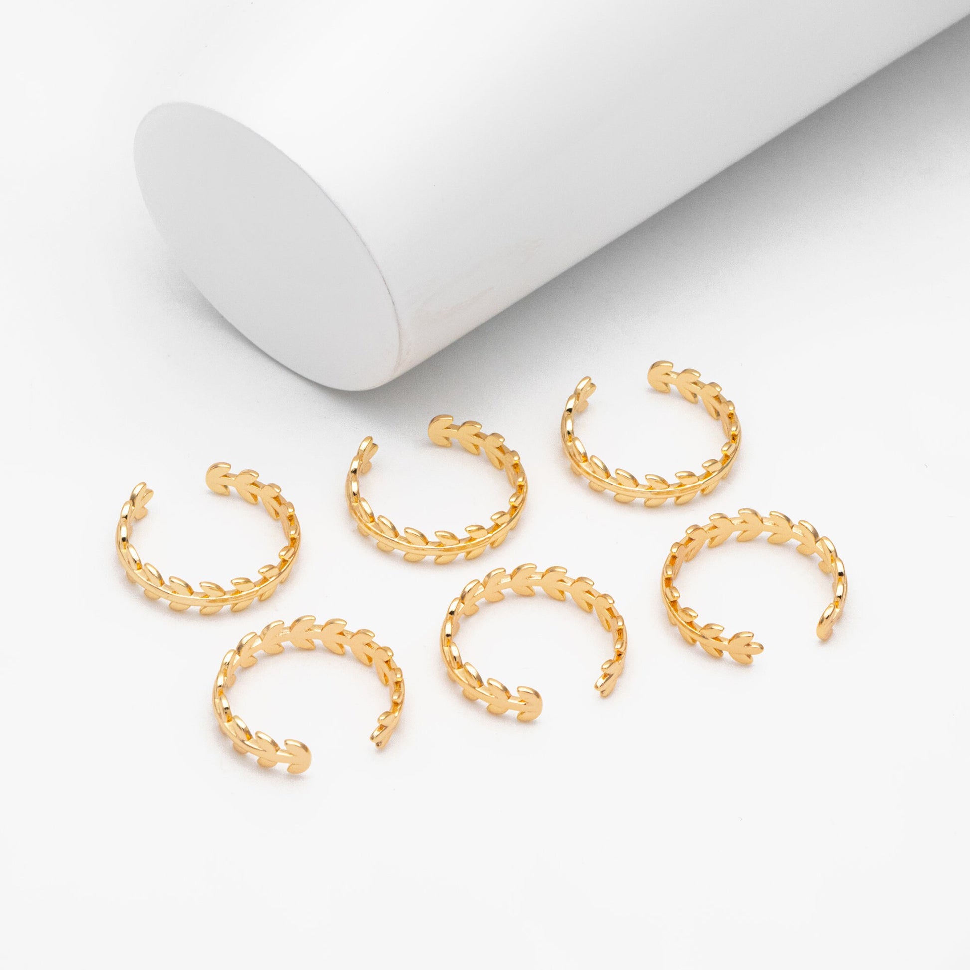 4pcs Gold/ Silver Leaf Finger Ring, Everyday Ring, Modern Style Ring, Fashion Rings, Dainty Rings (#GB-3609)