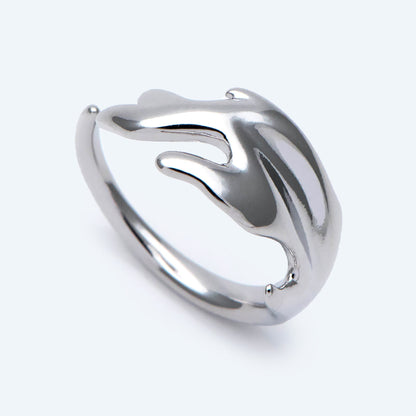 4pcs Gold Finger Ring, Everyday Ring, Modern Style Ring, Fashion Rings, minimalist ring (#GB-2670)