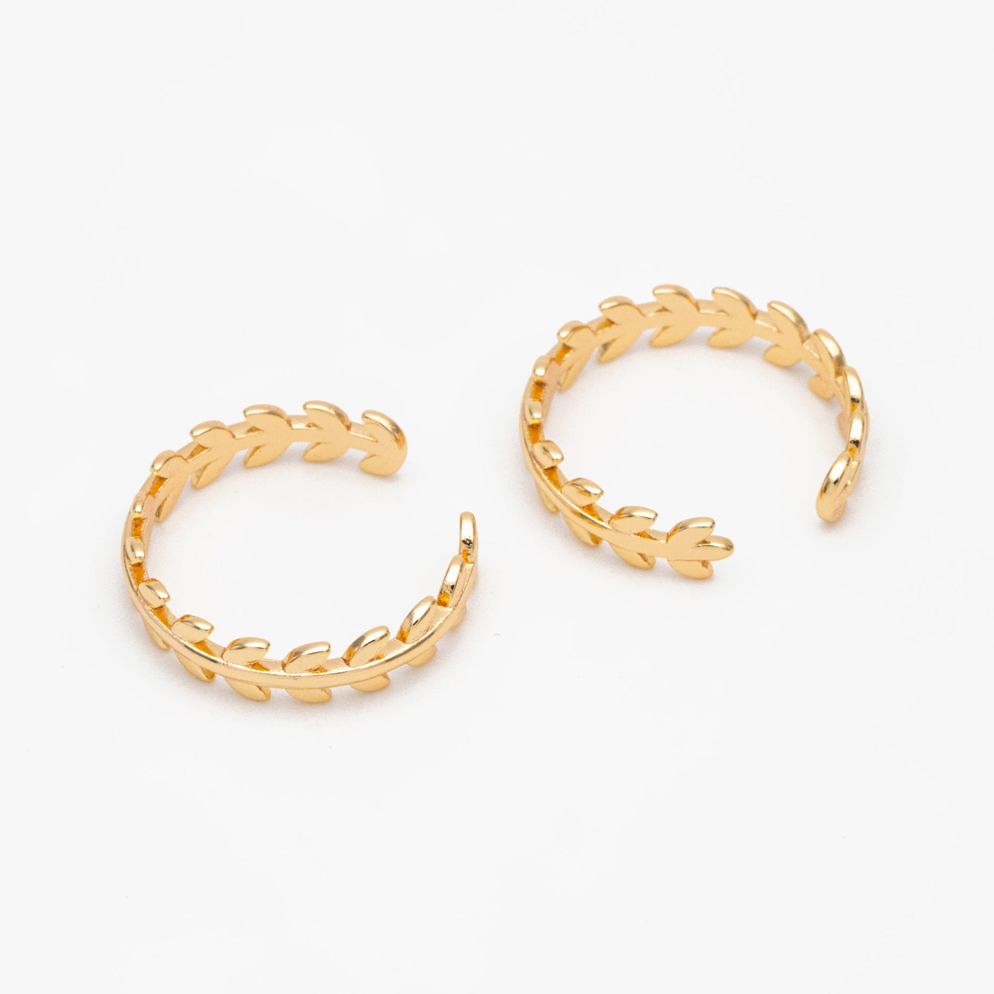 4pcs Gold/ Silver Leaf Finger Ring, Everyday Ring, Modern Style Ring, Fashion Rings, Dainty Rings (#GB-3609)