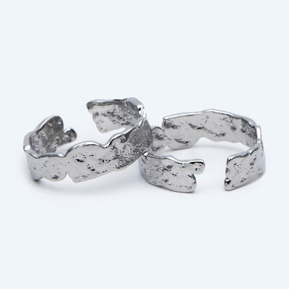 4pcs Hammered Gold Finger Ring, Everyday Ring, Modern Style Ring, Fashion Rings, Dainty Rings (#JZ-030-B)
