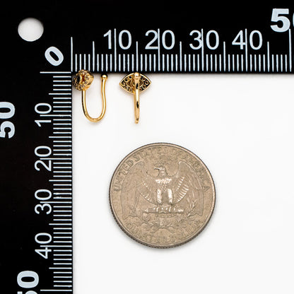 4pcs CZ Pave Gold Evil Eye Ear Cuff/ Nose Cuff, Non Piercing Nose Cuff,Adjustable Fake Nose Rings, Dainty Nose Jewelry (GB-3709-G)