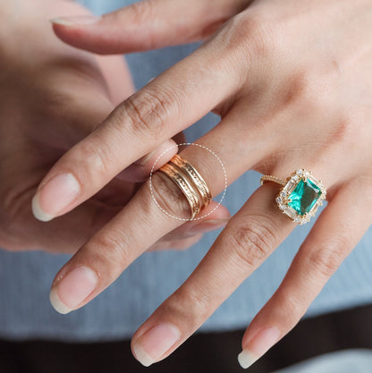 4pcs Gold Finger Ring, Everyday Ring, Modern Style Ring, Fashion Rings, Dainty Rings, Adjustable Ring (#GB-2847)