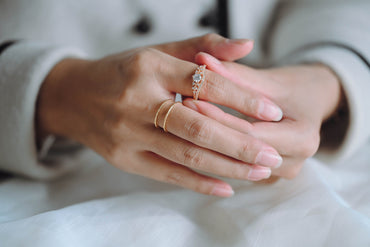 4pcs CZ Pave Gold Crown Rings, Princess Rings, Dainty Rings, Wedding Rings, Engagement Rings (GB-3575)