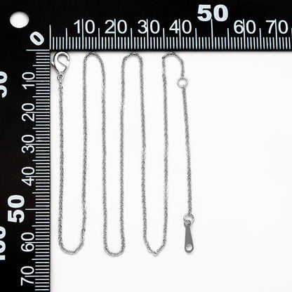 Gold/ Silver Tone Dainty Cable Chains, 18K Gold/ Rhodium plated Brass Finished Necklace, 18 Inches Adjustable, Ready to Wear (#LK-483)