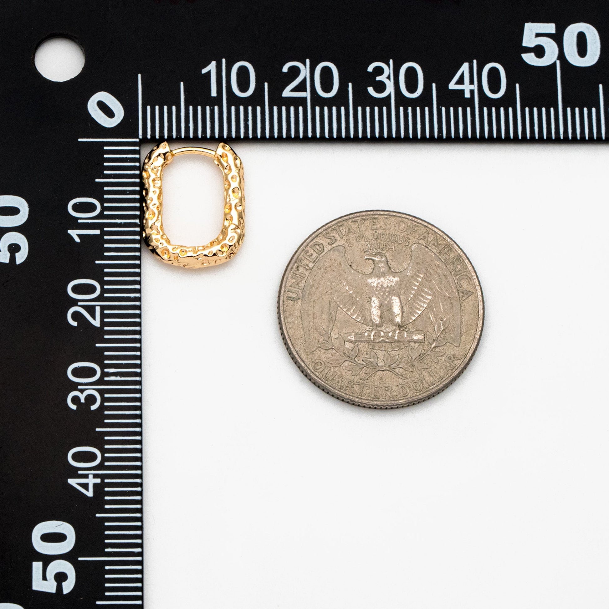 10pcs Gold/ Silver Oval Hoop Earrings, Gold/ Rhodium plated Brass, Geometric Earring Hoops (GB-1656-C)