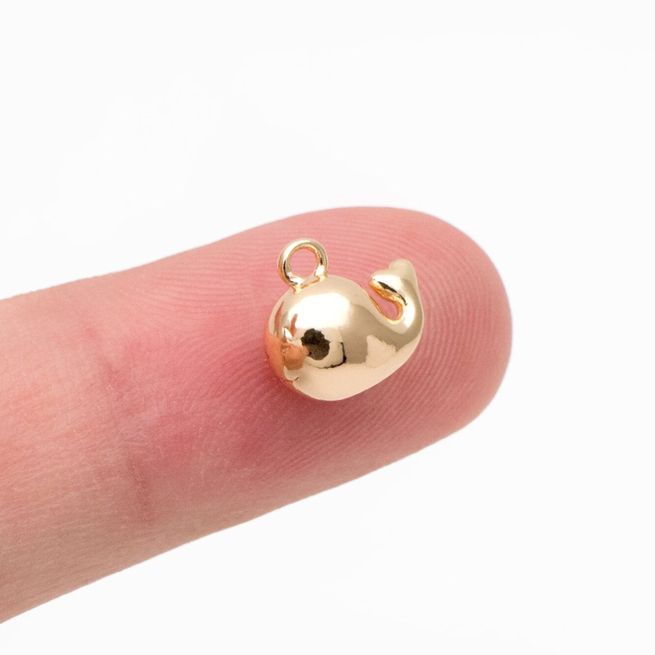 10pcs Gold/ Silver Tiny Marine Animal Charm, Gold/ Rhodium plated Brass Ocean Charm, Earring Charm, DIY Supplies Wholesale (GB-3778)