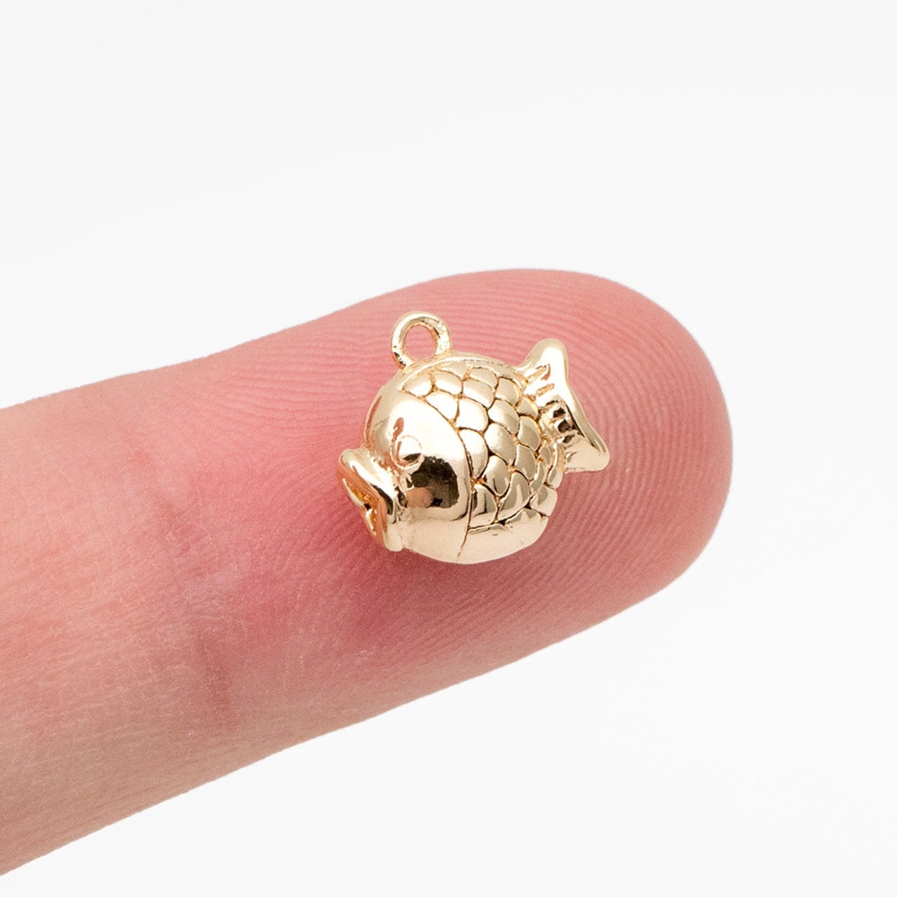 10pcs Gold/ Silver Tiny Marine Animal Charm, Gold/ Rhodium plated Brass Ocean Charm, Earring Charm, DIY Supplies Wholesale (GB-3778)