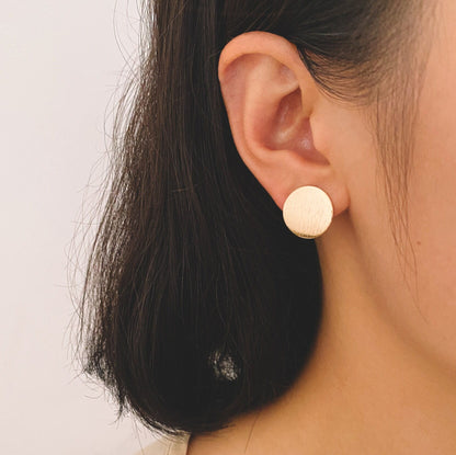 10pcs Brushed Gold Ear Posts with Loops, Real Gold Plated Brass, Triangle Star Round Oval Teardrop Geometric Earring Studs (GB-263)