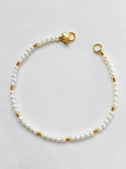 10pcs Gold Bracelet Necklace End Loop 5mm, Gold/ Silver Wire Protector (GB-4262-B)