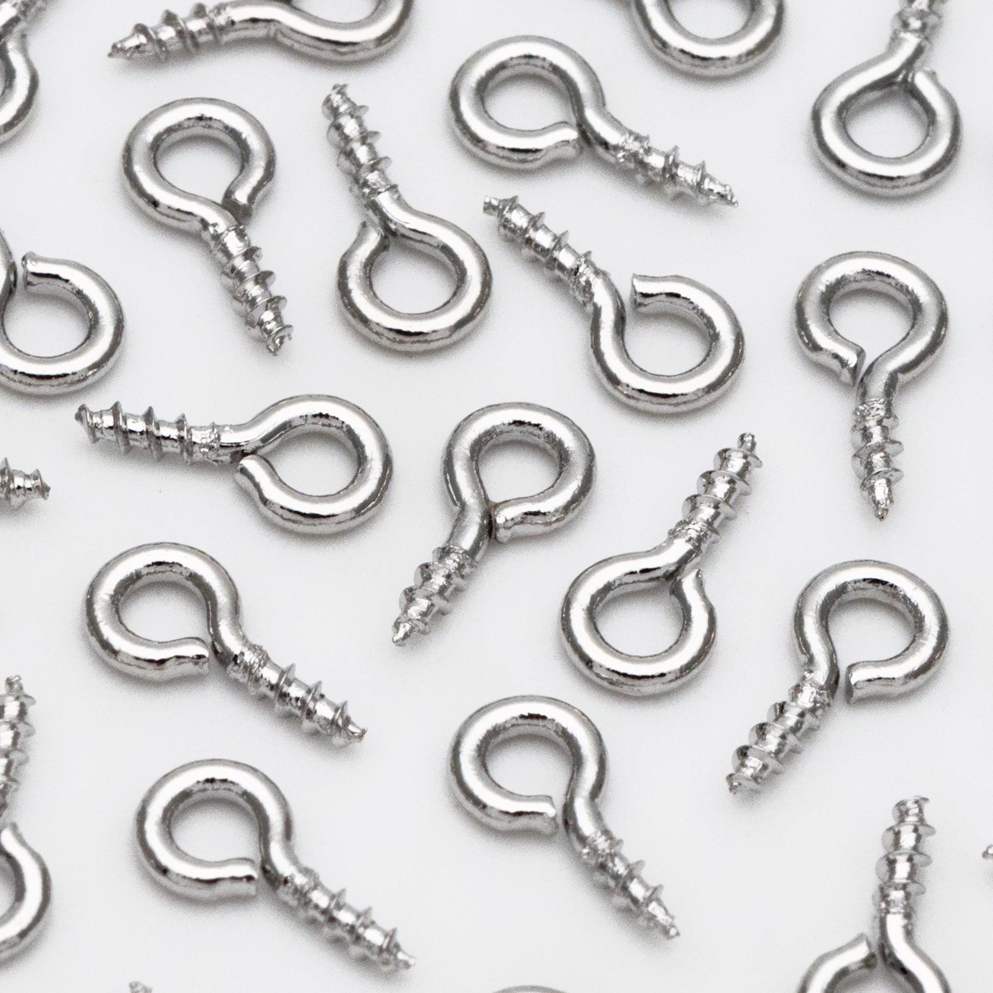 20pcs Gold/ Silver Screw Eye Bails, Eyelet Screws, Eye Pin, Hooks Bails Findings (GB-2071)