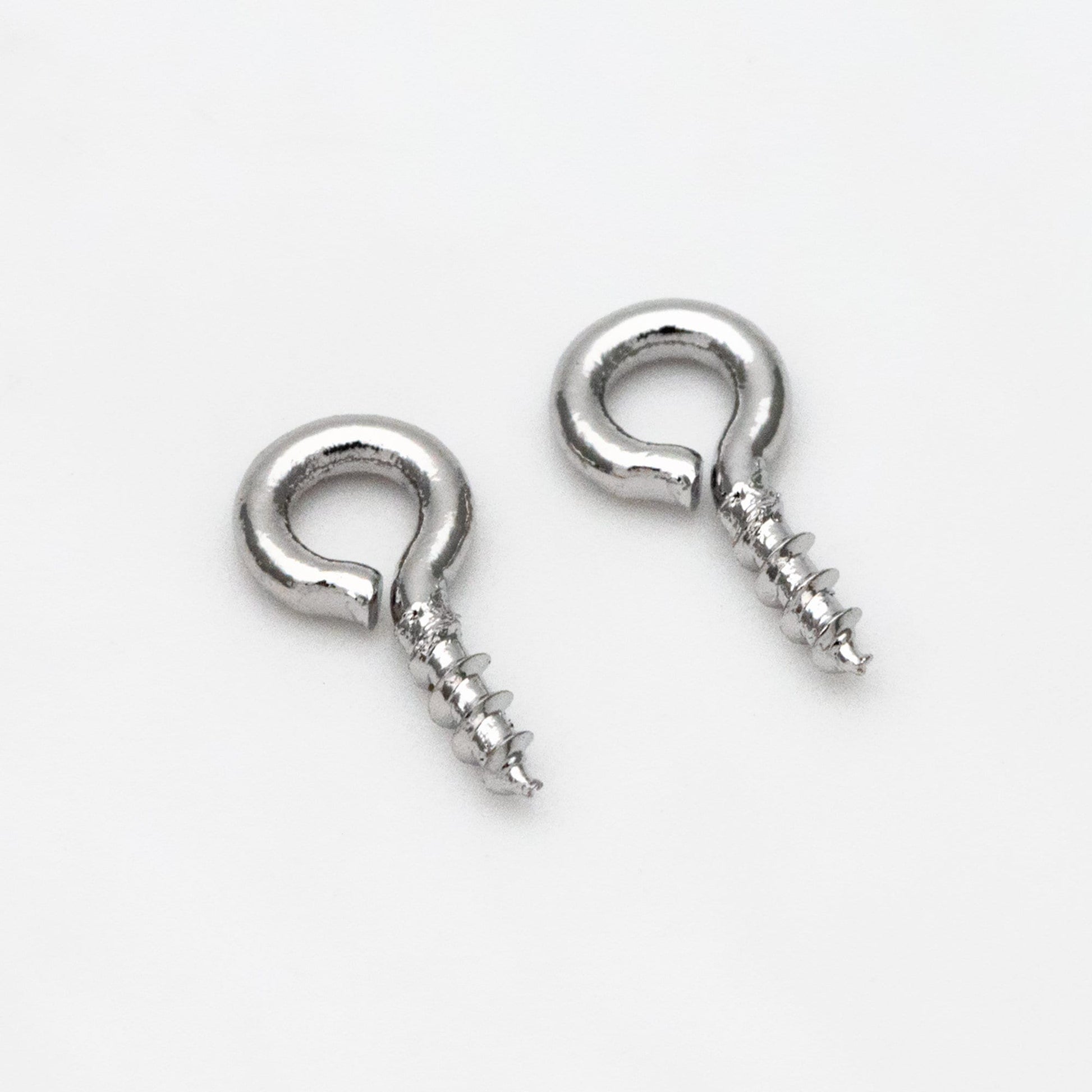 20pcs Gold/ Silver Screw Eye Bails, Eyelet Screws, Eye Pin, Hooks Bails Findings (GB-2071)