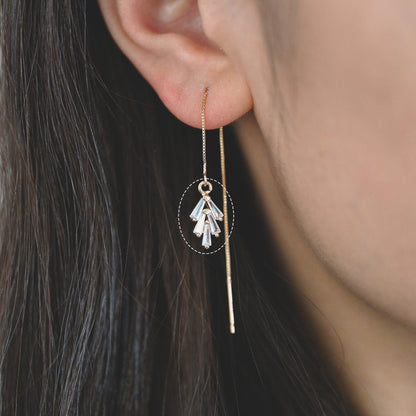 10pcs CZ Pave Gold Leaves charm, bracelet necklace pendant, Earring charm, Jewelry Making, Jewelry Supplies (GB-2748)