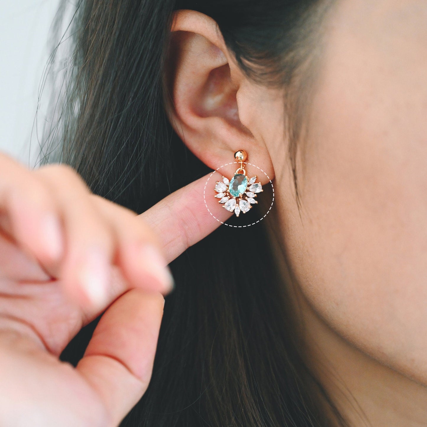 4pcs CZ Pave Gold Earring Charm, Cubic Drop Pendant, Cubic Charm, Bridal Earring, Wedding Jewelry, Wedding Earrings Charm (GB-3013)