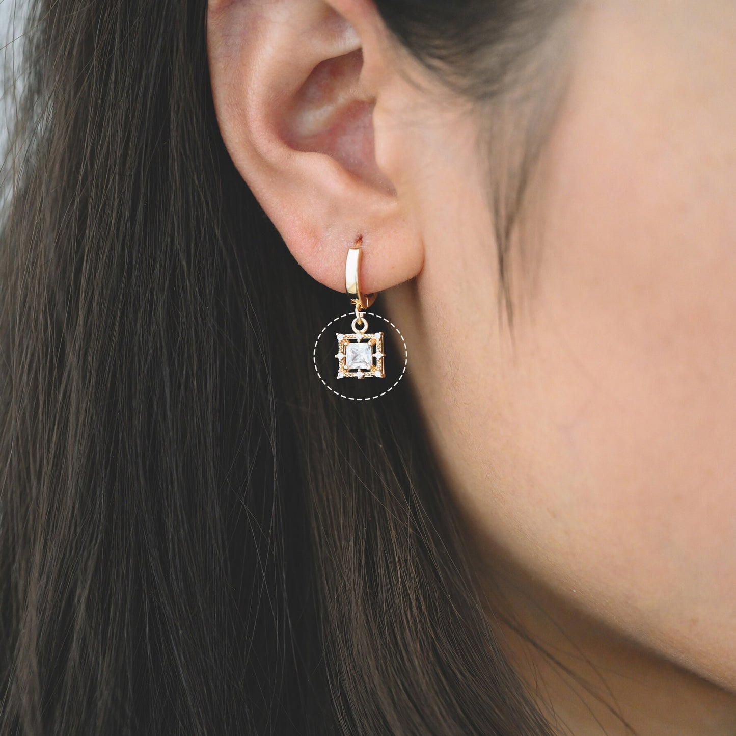 4pcs CZ Pave Round/ Square/ Heart/ Star Charms, Jewelry Making, Diy Material, Jewelry Supplies (GB-3116)