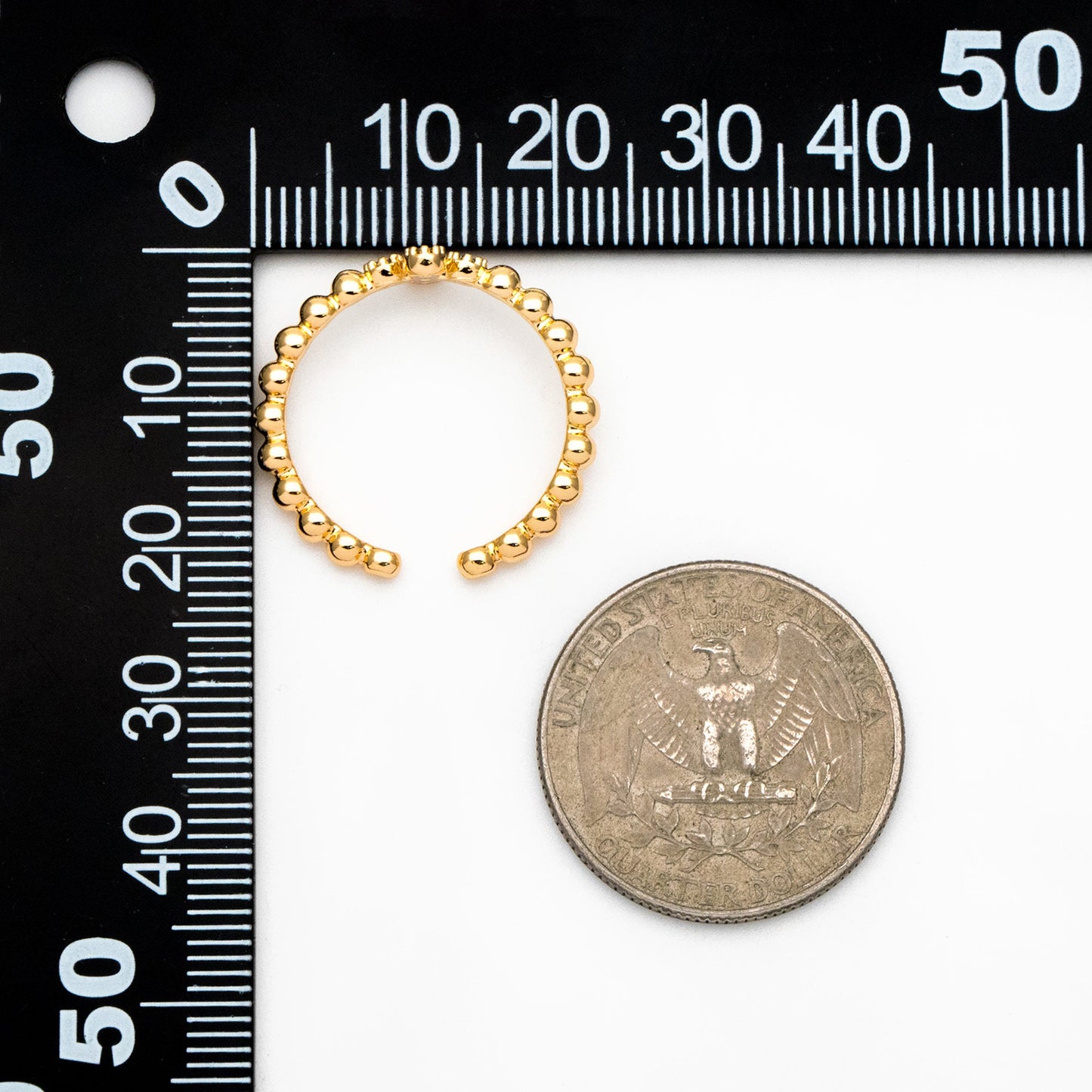 4pcs CZ Pave Gold Cross Ring, Modern Style Ring, Fashion Rings, Dainty Rings, Adjustable Ring (#GB-4092)