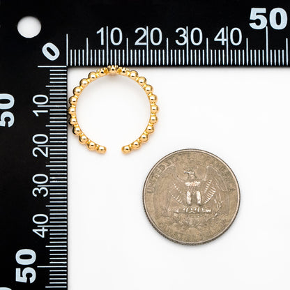 4pcs CZ Pave Gold Cross Ring, Modern Style Ring, Fashion Rings, Dainty Rings, Adjustable Ring (#GB-4092)