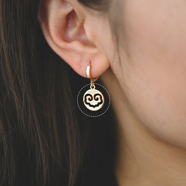 10pcs Gold Auspicious Clouds Charm Pendant, Jewelry Making, Diy Material, Jewelry Supplies (GB-1924)