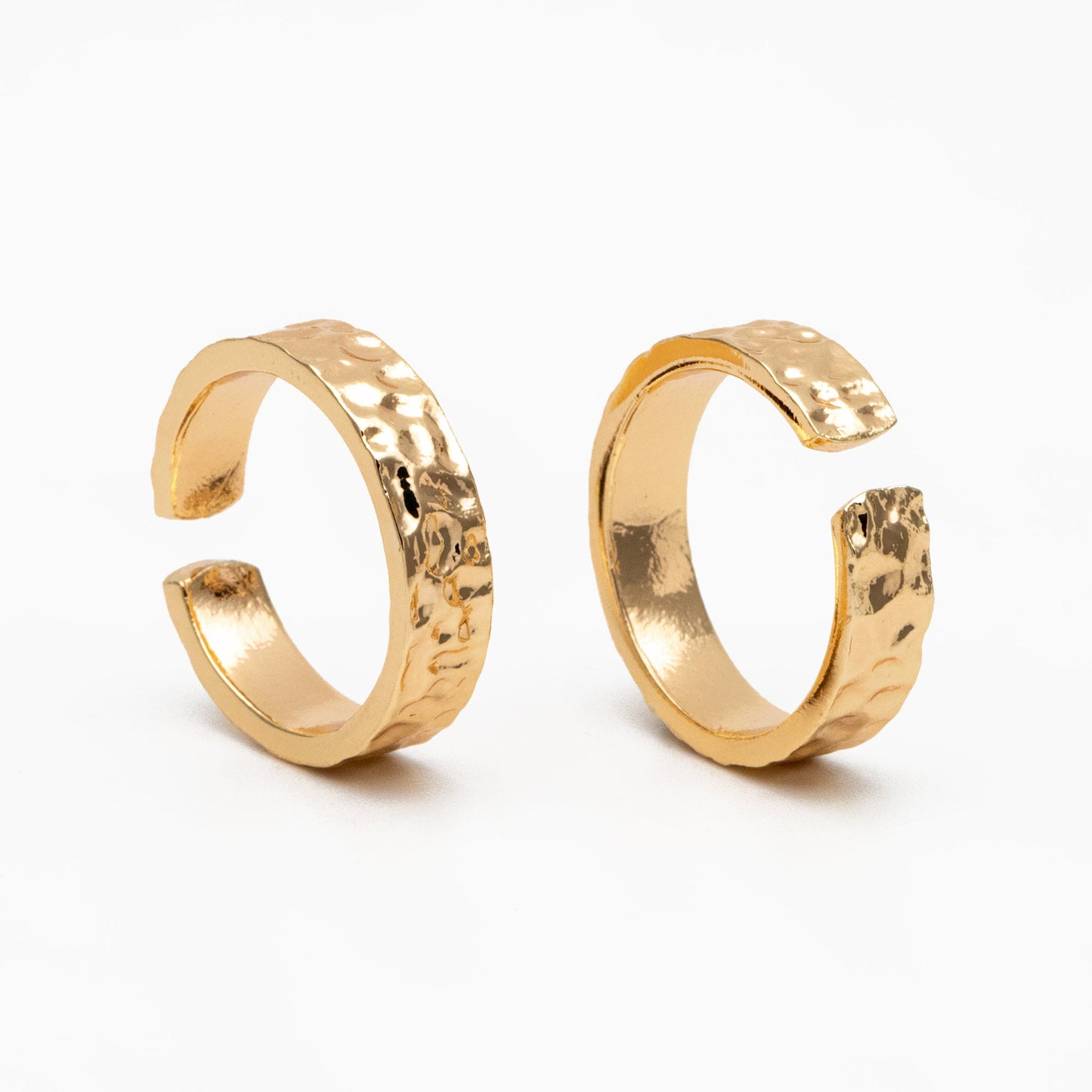 4pcs Gold/ Silver Hammered Finger Ring, Everyday Ring, Modern Style Ring, Fashion Rings, Dainty Rings (#JZ-055)