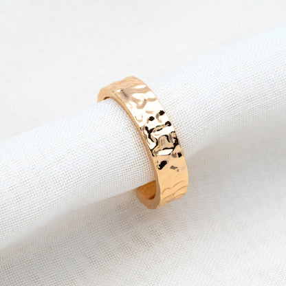 4pcs Gold/ Silver Hammered Finger Ring, Everyday Ring, Modern Style Ring, Fashion Rings, Dainty Rings (#JZ-055)