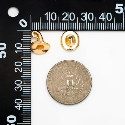 10pcs Gold Magic Hat Charm, Real Gold plated Brass, Witch Wizard Hat Charms (GB-4155)